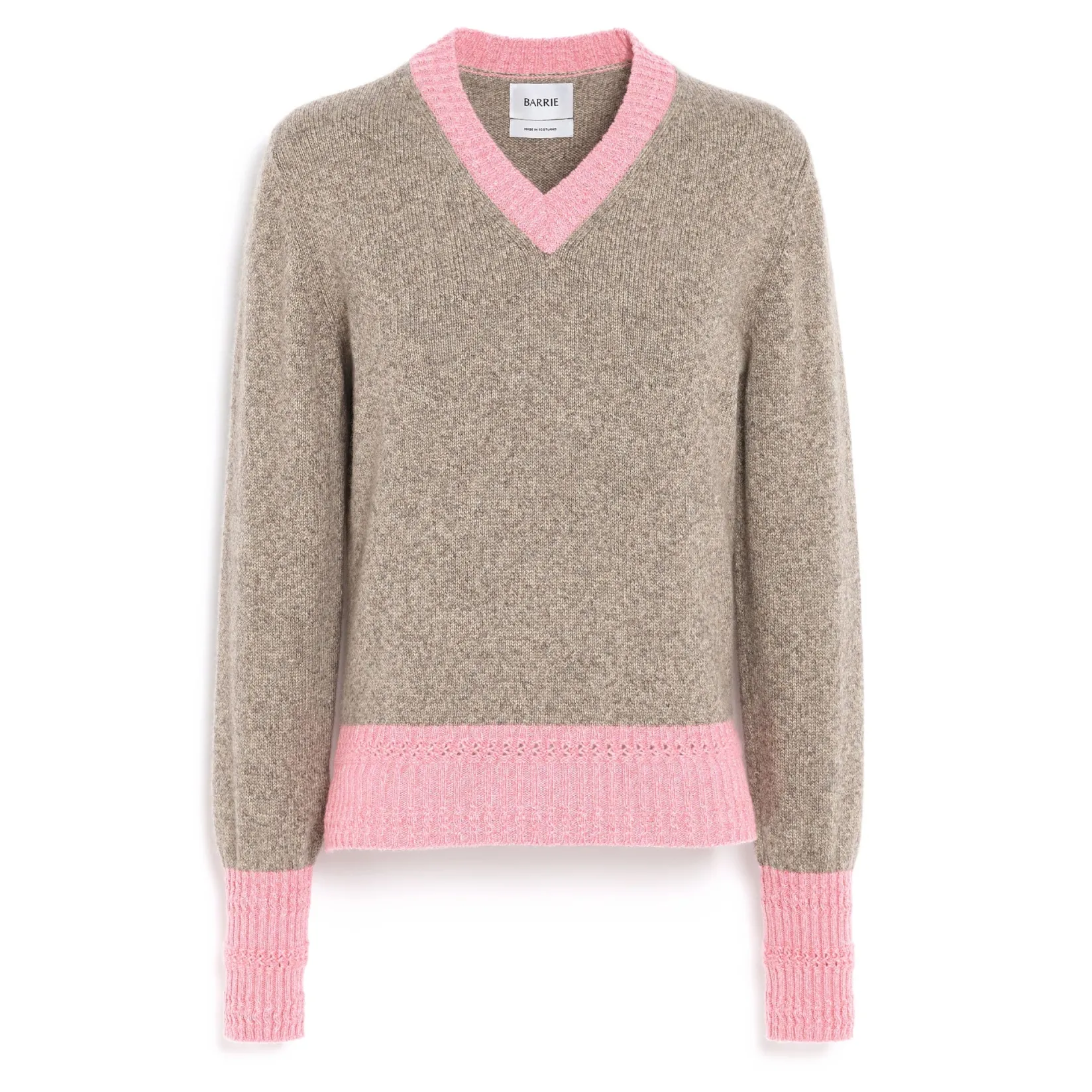 Women Barrie Cashmere V-neck jumper