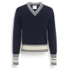 Women Barrie Cashmere V-neck jumper