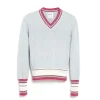 Women Barrie Cashmere V-neck jumper