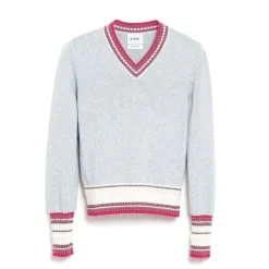 Women Barrie Cashmere V-neck jumper