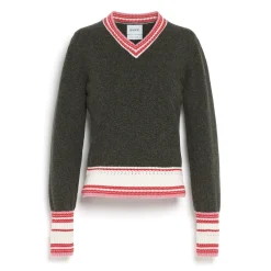 Women Barrie Cashmere V-neck jumper