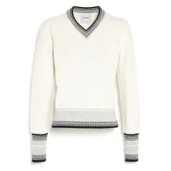 Women Barrie Cashmere V-neck jumper