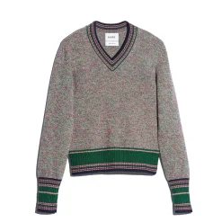 Women Barrie Cashmere V-neck jumper