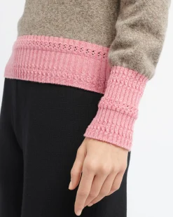 Women Barrie Cashmere V-neck jumper