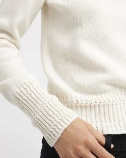 Women Barrie Cashmere V-neck jumper