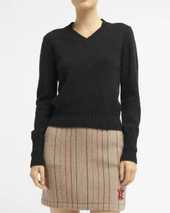 Women Barrie Cashmere V-neck jumper