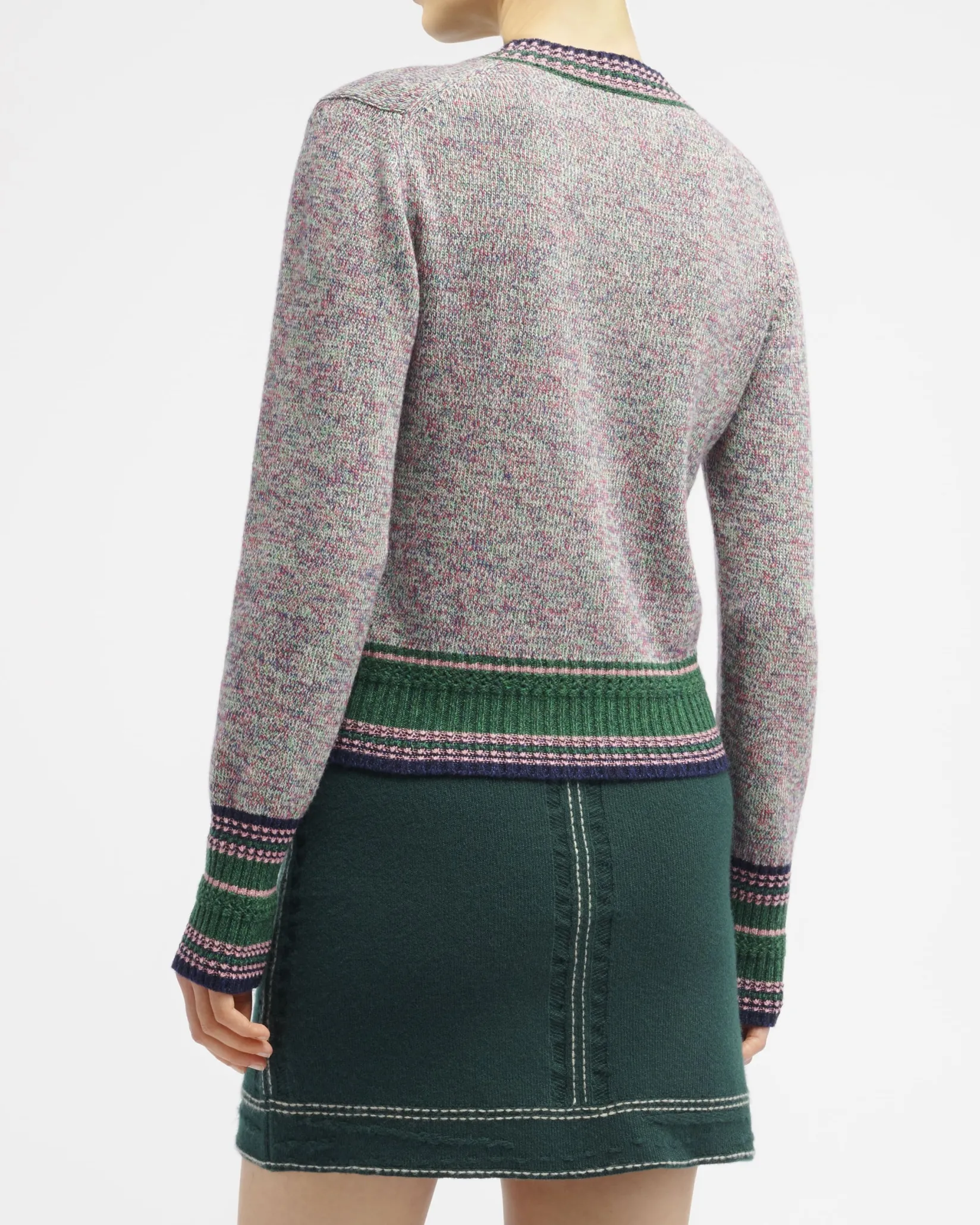 Women Barrie Cashmere V-neck jumper
