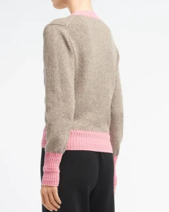 Women Barrie Cashmere V-neck jumper