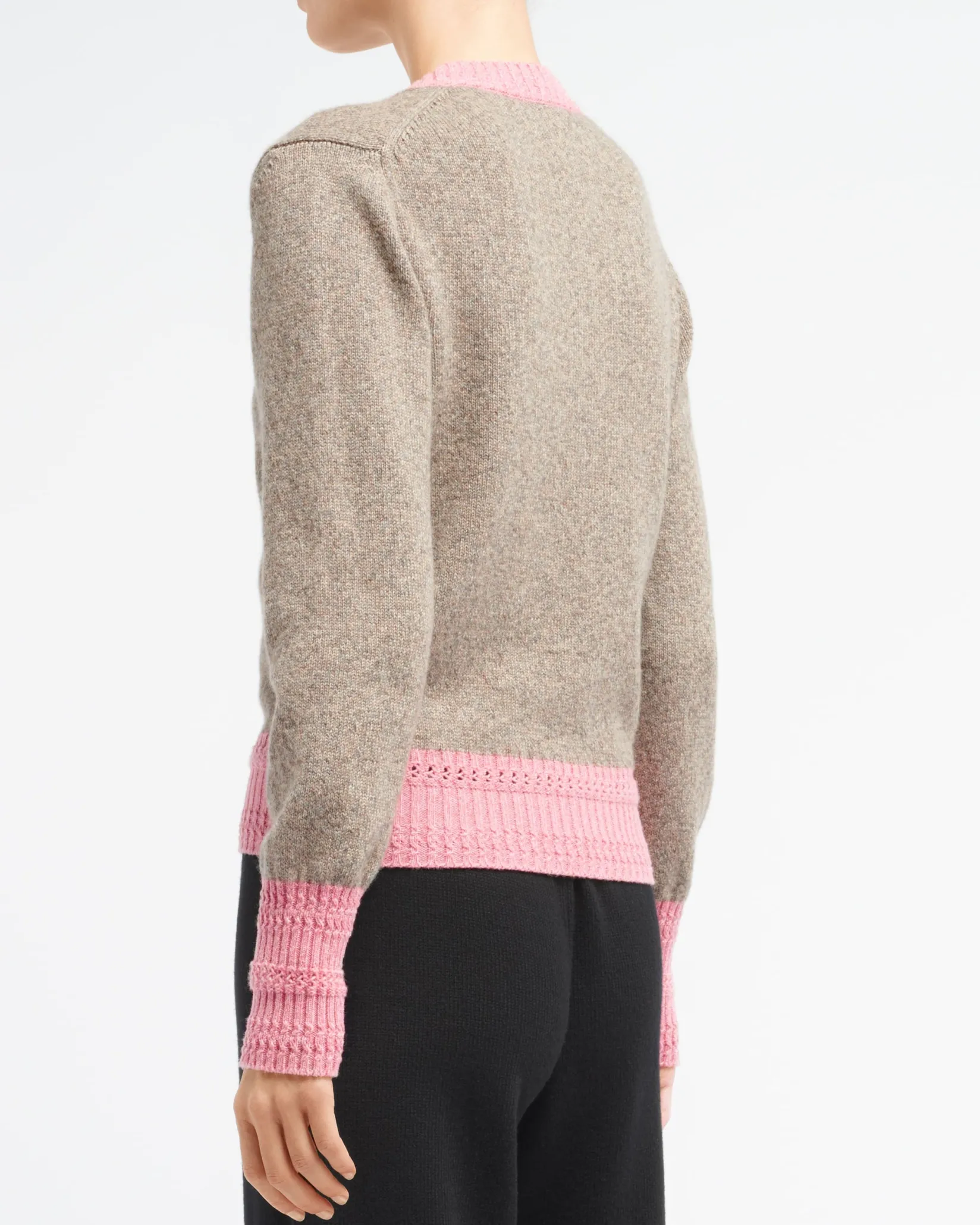 Women Barrie Cashmere V-neck jumper
