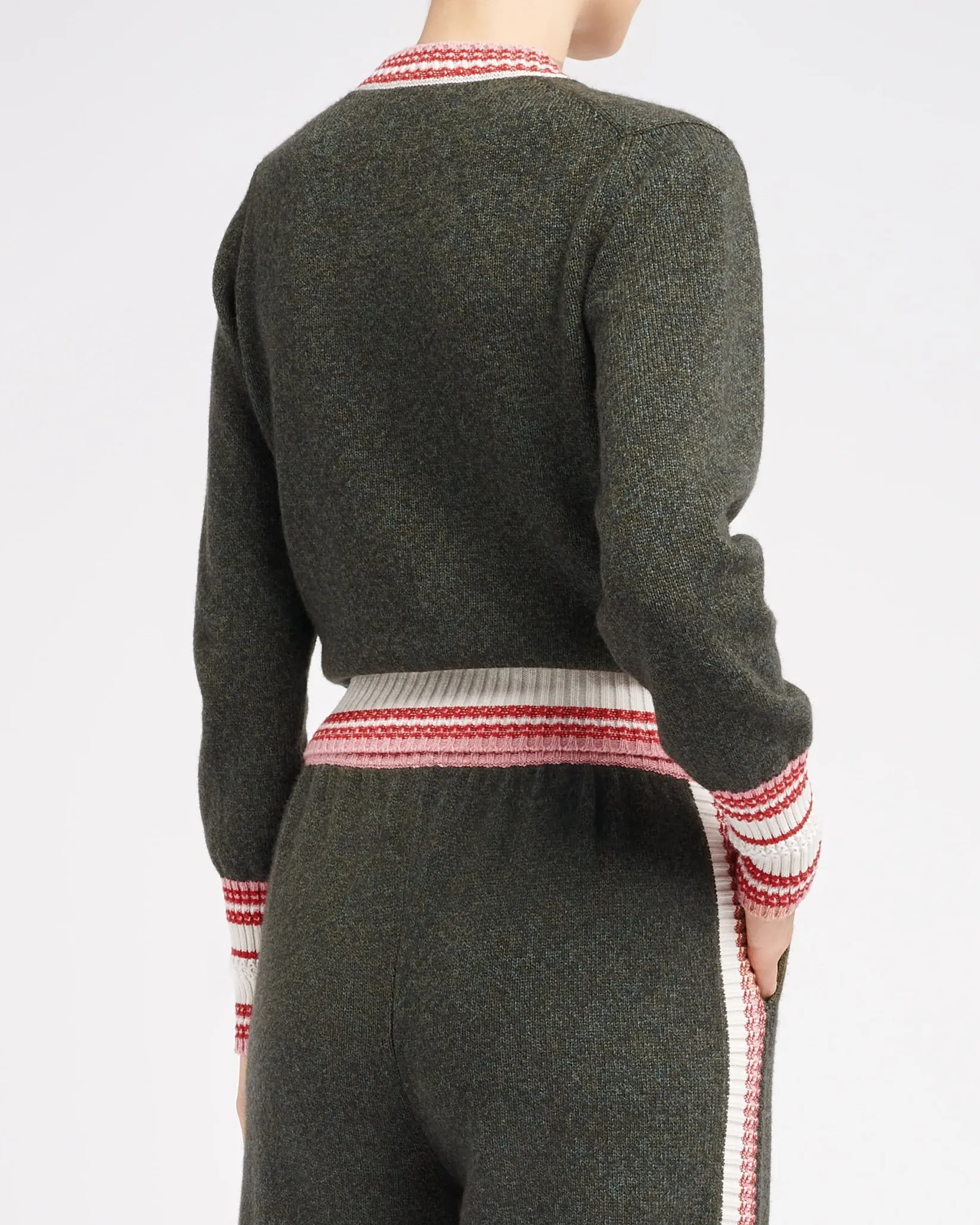 Women Barrie Cashmere V-neck jumper
