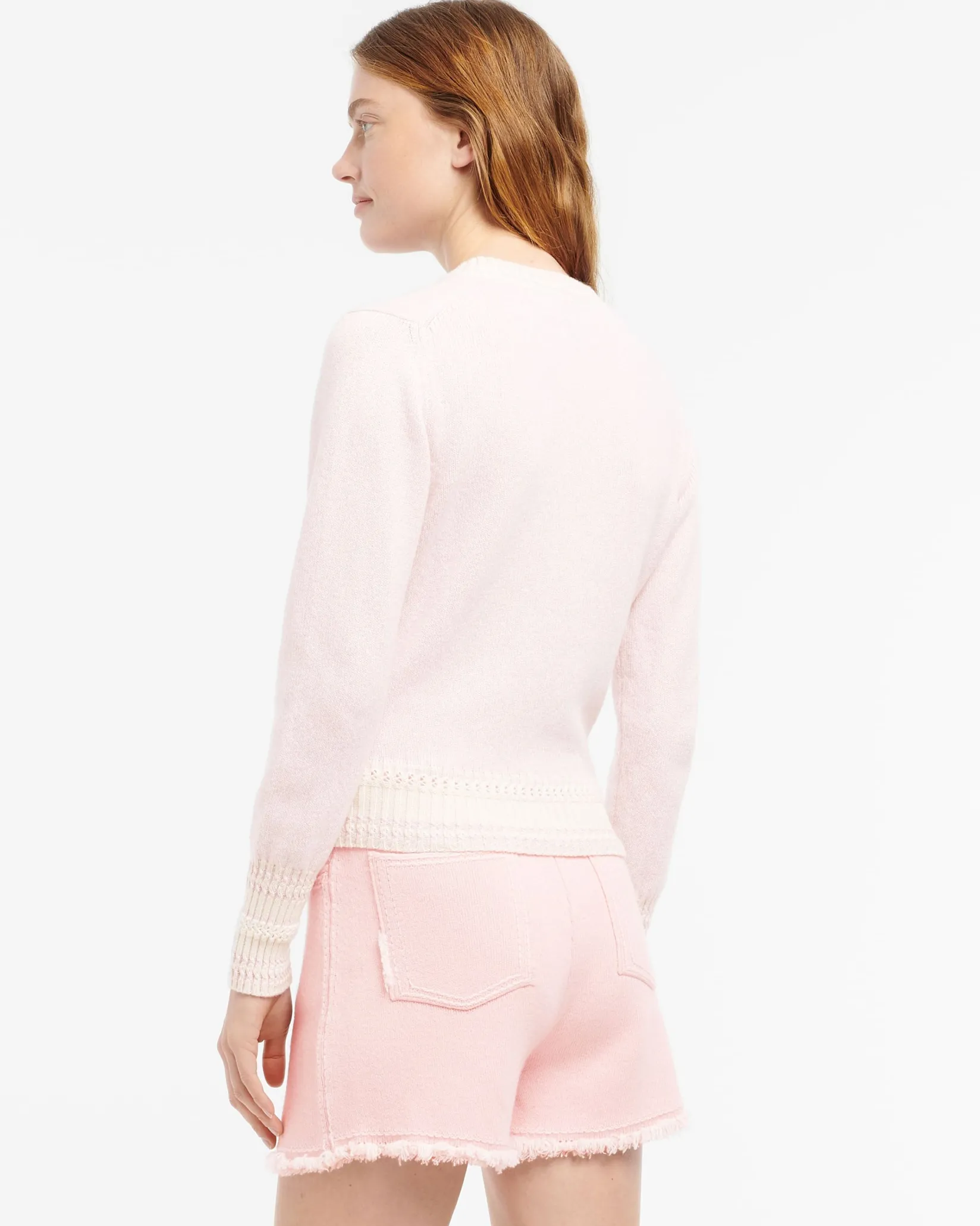 Women Barrie Cashmere V-neck jumper
