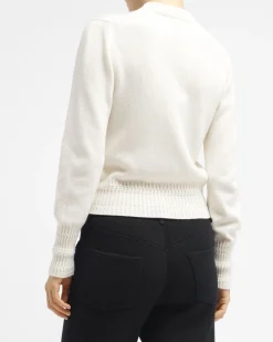 Women Barrie Cashmere V-neck jumper