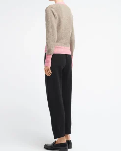 Women Barrie Cashmere V-neck jumper