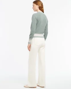 Women Barrie Cashmere V-neck jumper
