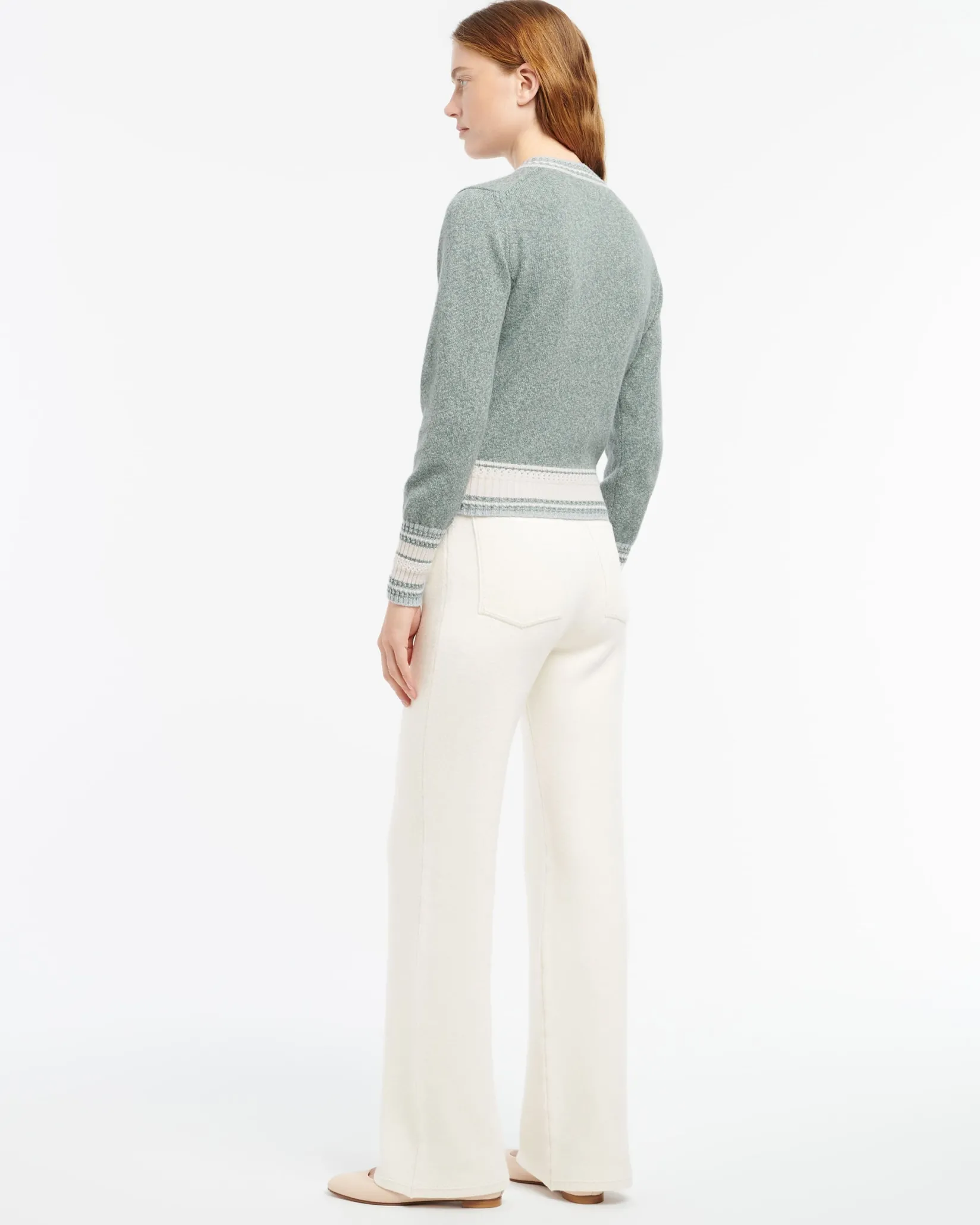 Women Barrie Cashmere V-neck jumper
