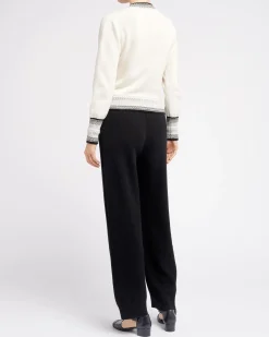 Women Barrie Cashmere V-neck jumper