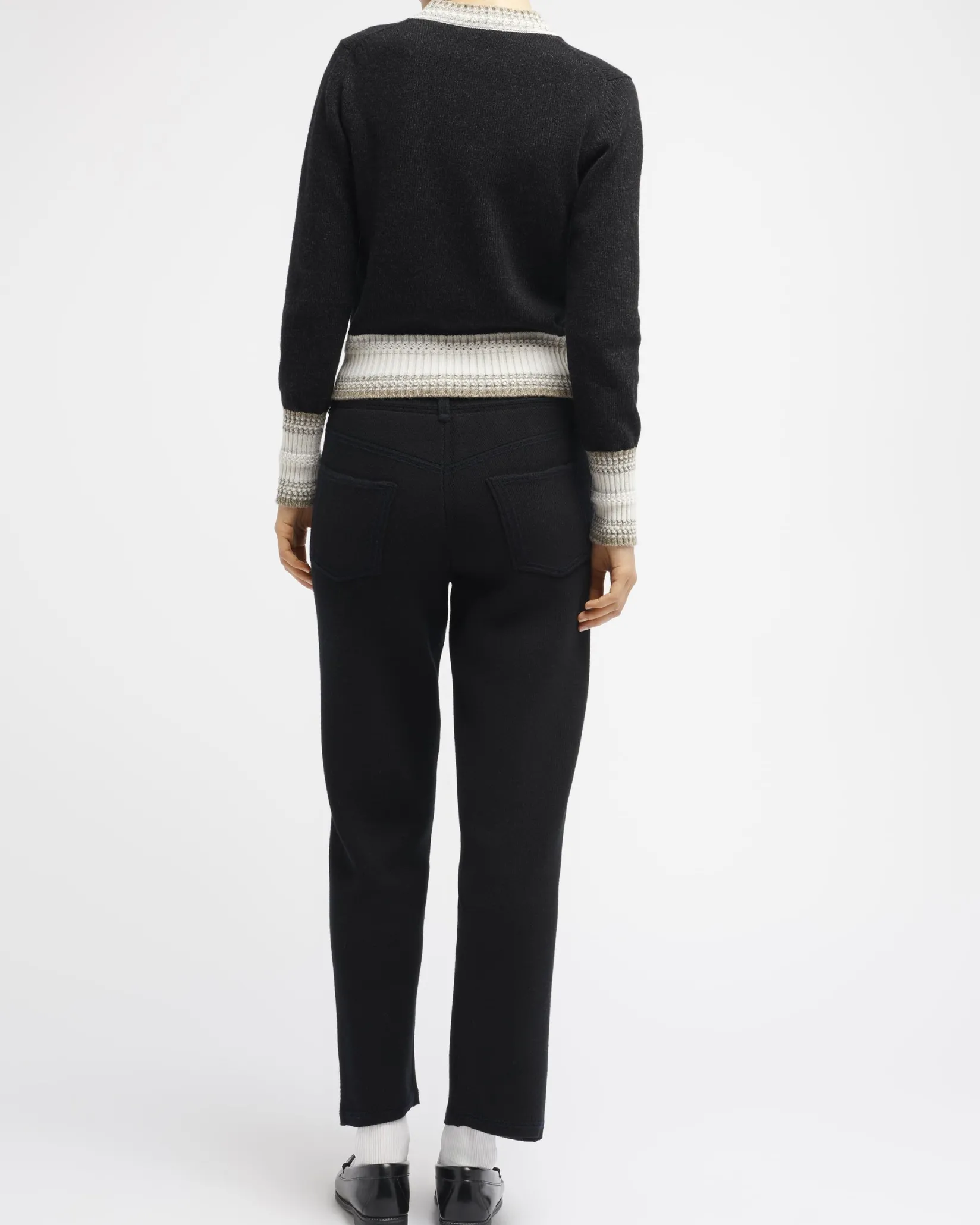 Women Barrie Cashmere V-neck jumper