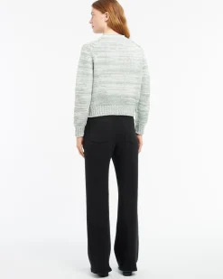 Women Barrie Chunky cashmere cardigan with gold buttons