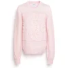 Women Barrie 3D cashmere logo round-neck jumper