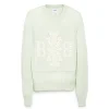 Women Barrie 3D cashmere logo round-neck jumper