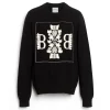 Barrie 3D cashmere logo round-neck jumper