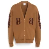 Barrie 3D logo V-neck cashmere cardigan