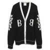 Barrie 3D logo V-neck cashmere cardigan
