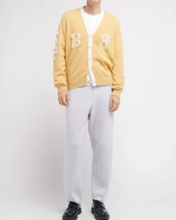 Barrie 3D logo V-neck cashmere cardigan