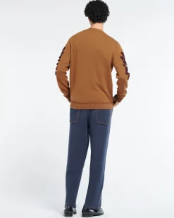 Barrie 3D logo V-neck cashmere cardigan