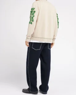 Barrie 3D logo V-neck cashmere cardigan