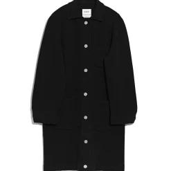 Women Barrie Denim cashmere and cotton long jacket