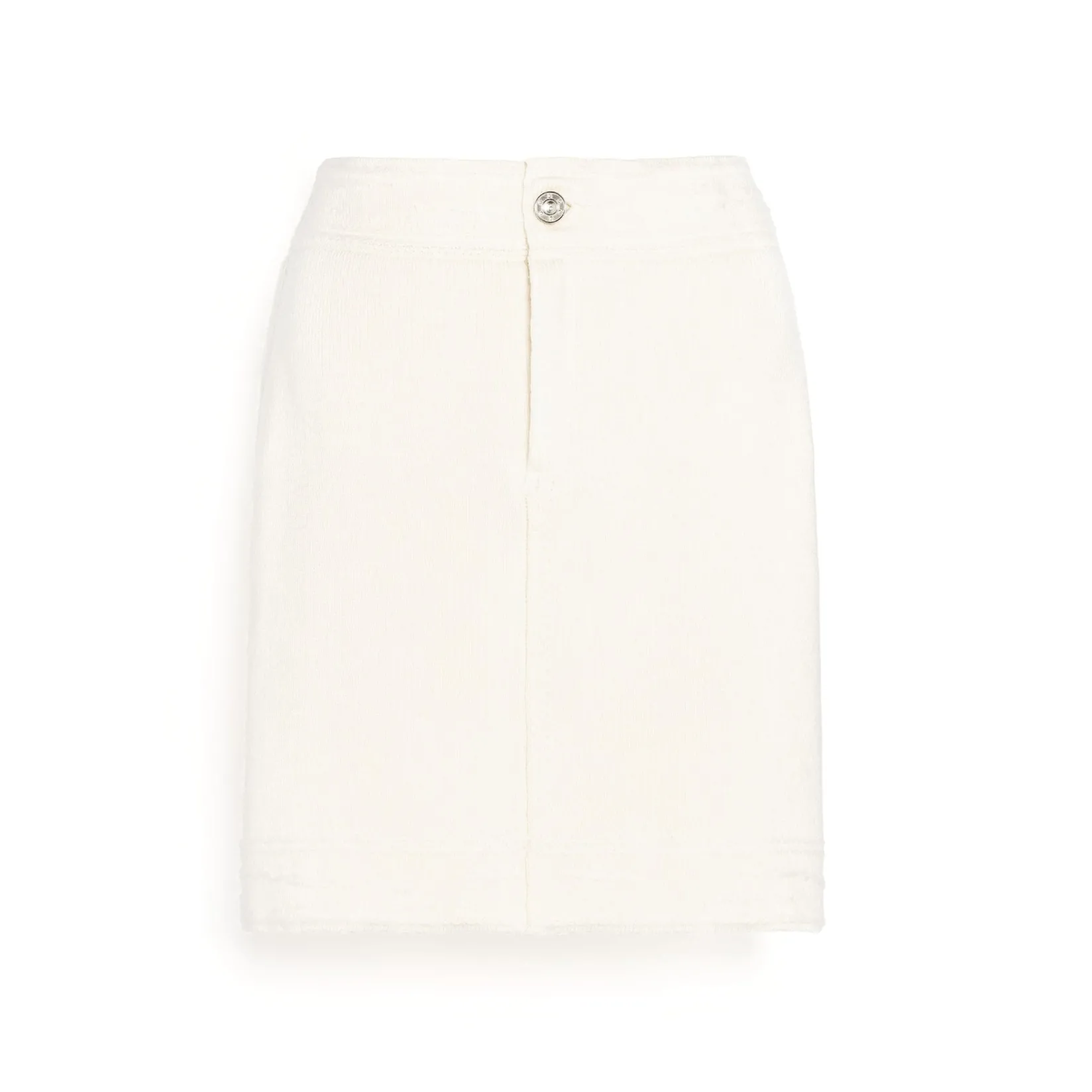 Women Barrie Denim cashmere and cotton skirt