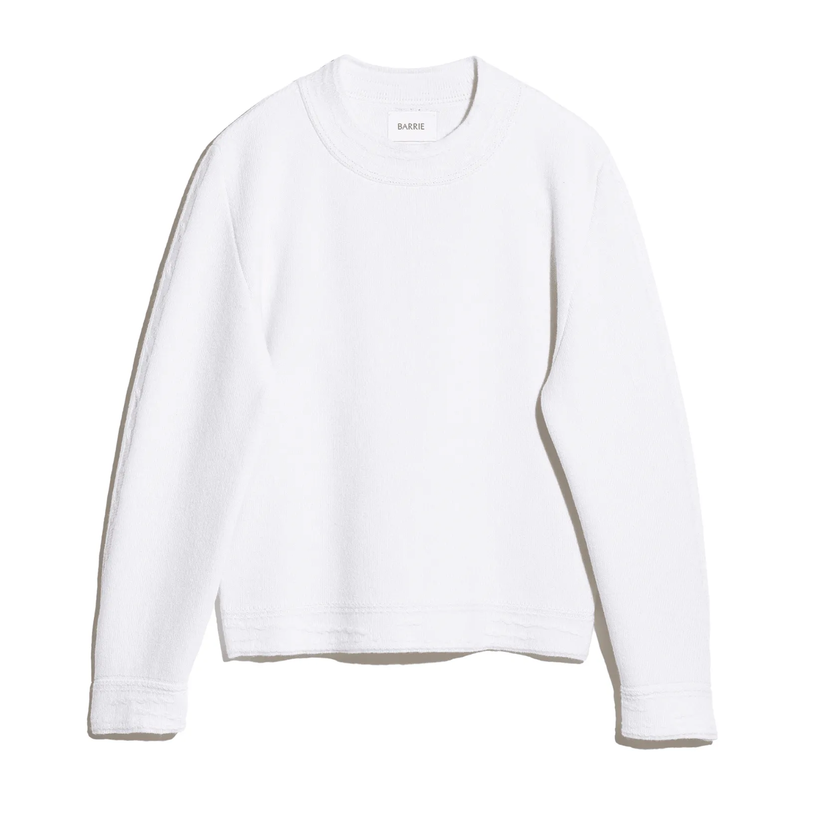 Women Barrie Denim cashmere and cotton jumper