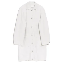 Women Barrie Denim cashmere and cotton long jacket