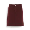 Women Barrie Denim cashmere and cotton skirt
