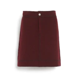 Women Barrie Denim cashmere and cotton skirt