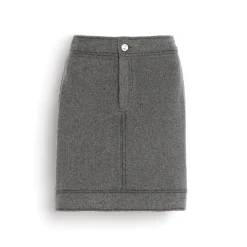 Women Barrie Denim cashmere and cotton skirt