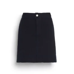 Women Barrie Denim cashmere and cotton skirt