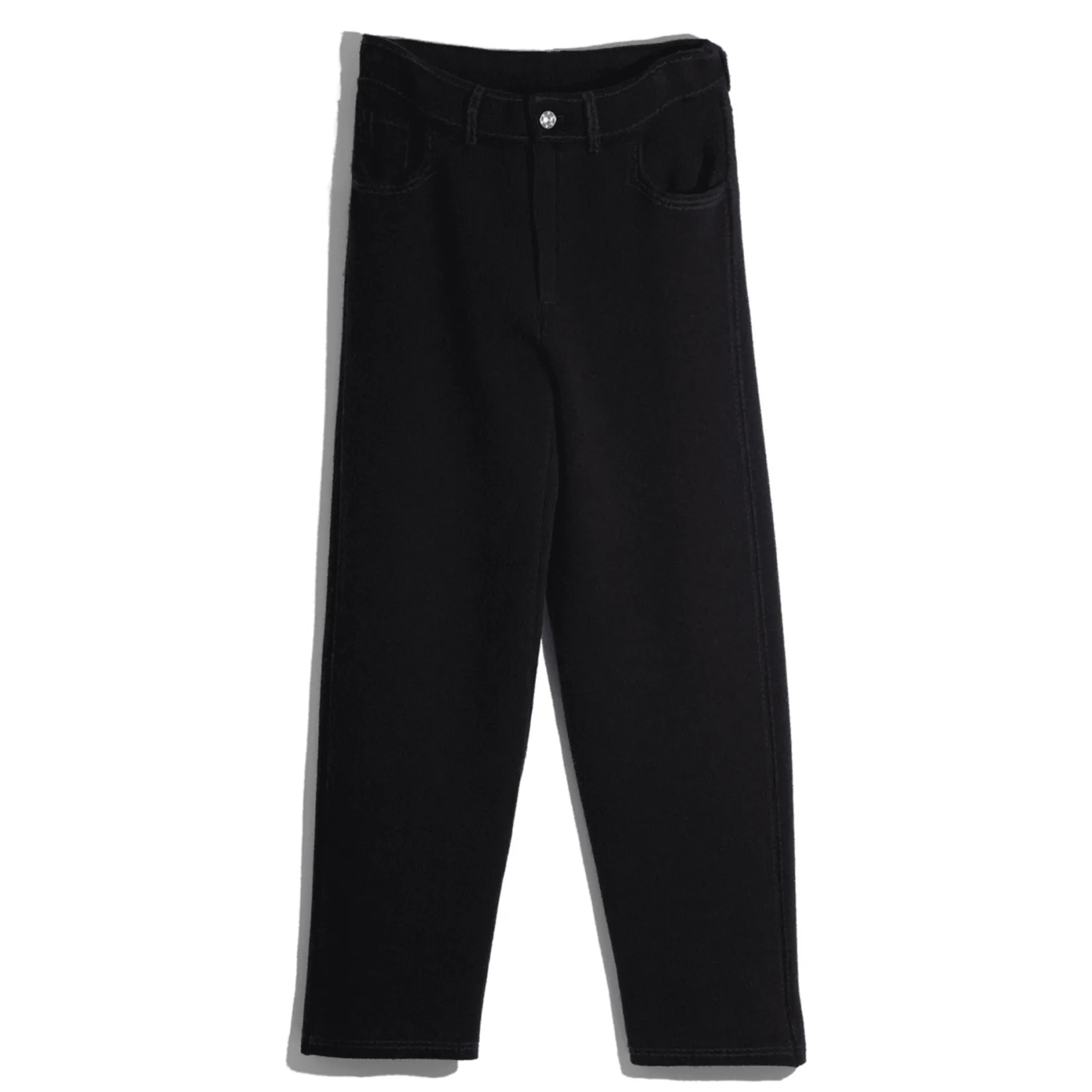 Women Barrie Denim cashmere and cotton boyfriend trousers