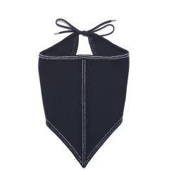 Women Barrie Denim cashmere and cotton foulard