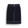 Women Barrie Denim cashmere and cotton skirt