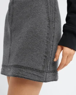 Women Barrie Denim cashmere and cotton skirt