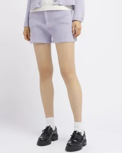 Women Barrie Denim cashmere and cotton shorts