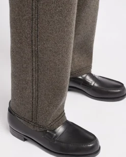 Barrie Denim cashmere and cotton trousers