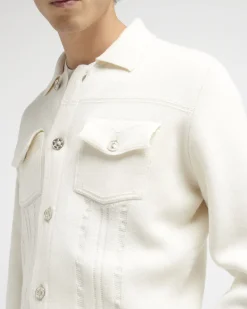 Barrie Denim cashmere and cotton jacket