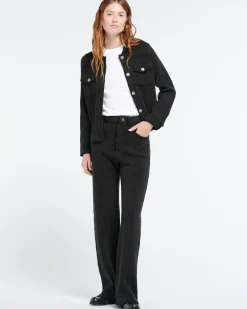 Women Barrie Denim cashmere and cotton trousers