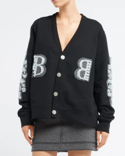 Women Barrie Denim cashmere and cotton skirt