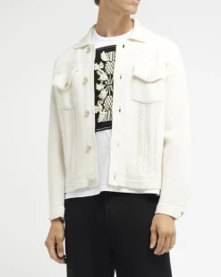 Barrie Denim cashmere and cotton jacket