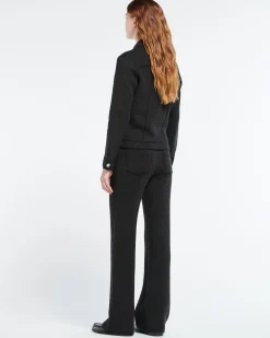 Women Barrie Denim cashmere and cotton trousers