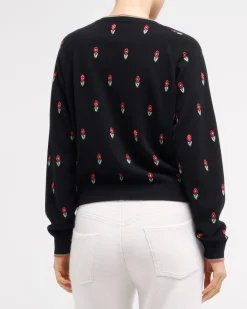 Women Barrie Denim cashmere and cotton boyfriend trousers